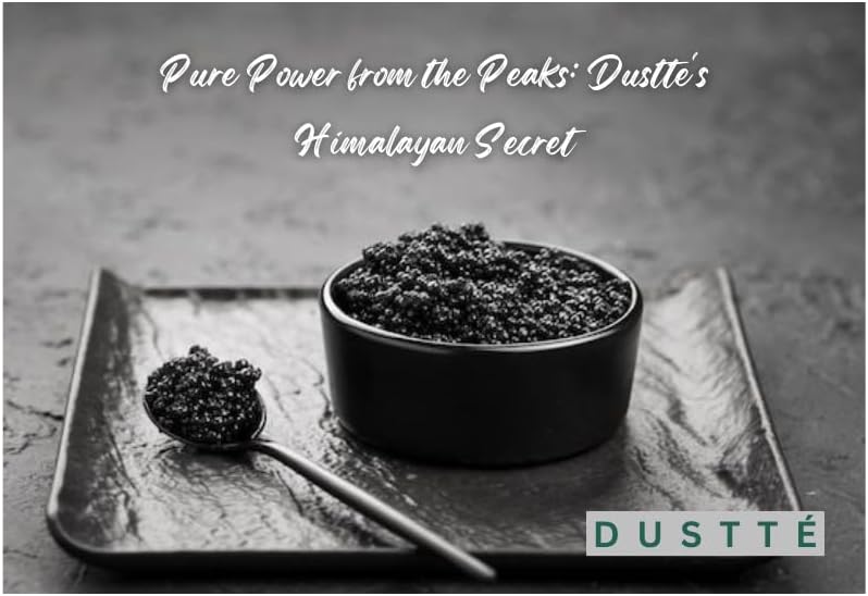 Dustte’s Pure Himalayan Shilajit Resin - 100% Natural & Potent Energy Supplement