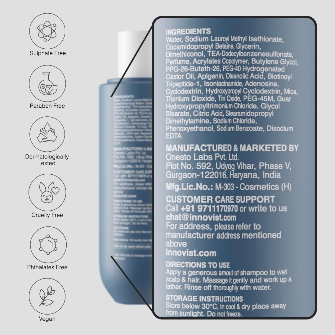 Bare Anatomy Anti Hair Fall Shampoo 250ml