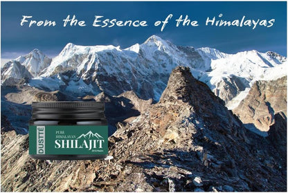 Dustte’s Pure Himalayan Shilajit Resin - 100% Natural & Potent Energy Supplement